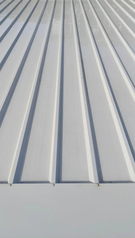 Metal roof — after