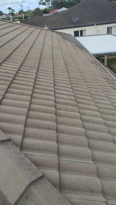 Tile roof — after