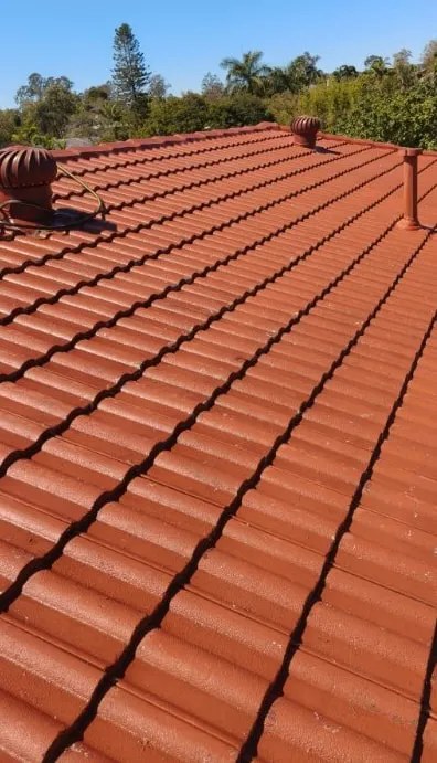 Tile roof — after